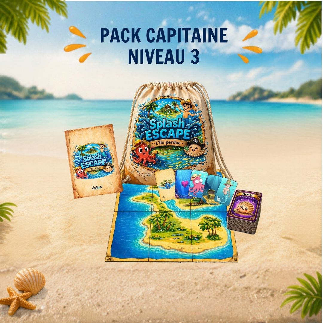 💦🏝PACK CAPITAINE NIVEAU 3 🟣 pour se perfectionner